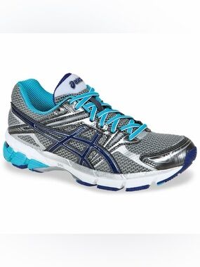 ASICS GT-1000 women's running shoes silver mesh upper size 9.5 athletic
